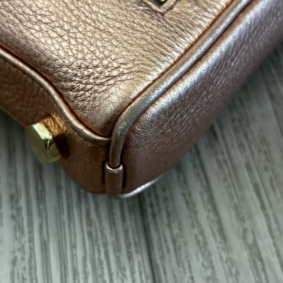 REBECCA MINKOFF ROSE GOLD 3 Zip crossbody purse, gold hardware - Picture 10 of 14